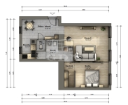 Budapest I. kerület Wohnung (Ziegel) 14